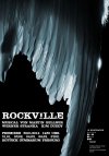 Weisse Engelsflügel vor schwarzem Grund, Schriftzug Rockville