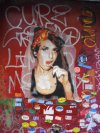 Amy Winehouse Mural, Barcelona, Blues, Soul, Asif Kapaida, 