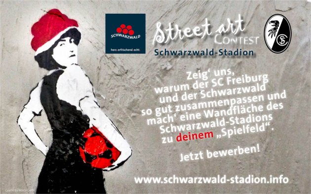 Street Art, Schwarzwald, Stadion, Sc Freiburg, Contest, Gewinnspiel